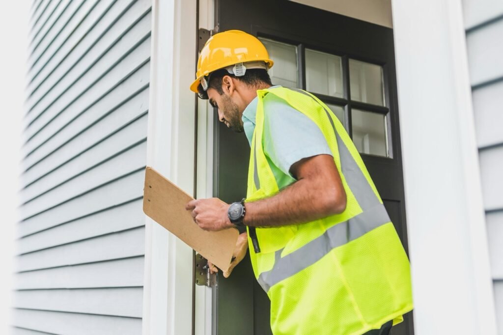 inspecting house