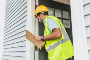 inspecting house
